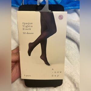 A New Day Black 50 Denier Tights